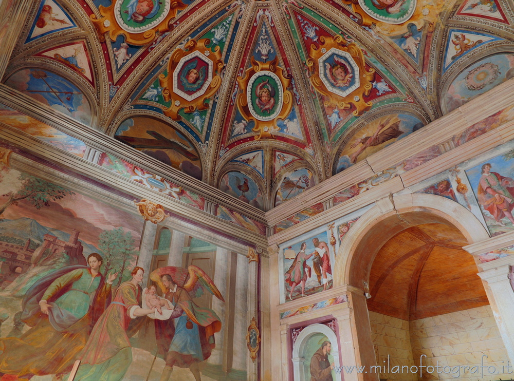Orta San Giulio (Novara, Italy) - Interior of the Chapel I of the Sacro Monte of Orta